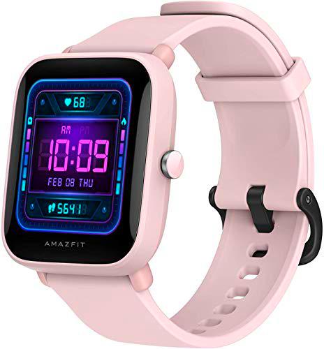 Amazfit Bip U Pro Smart Watch Reloj Inteligente con GPS Incorporado 60+ Modos Deportivos 5 ATM Fitness Tracker Oxígeno Sangre Frecuencia cardíaca Monitor de sueño y estrés 1.43 "Pantalla táctil