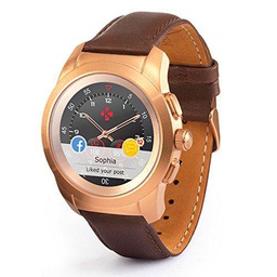 MyKronoz ZeTime Premium Reloj Inteligente híbrido 44mm con Agujas mecánicas sobre una Pantalla a Color táctil