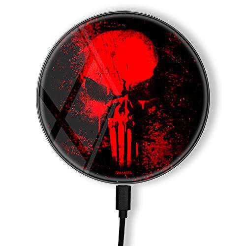 Cargador inductivo Original y Oficial de Marvel, estación de Carga inalámbrica para teléfono o Tableta