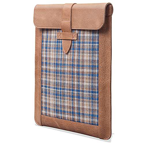 LONDO Bolso de Cuero Genuino de la Manga para iPad (visón, pequeño)