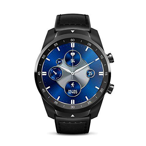 TicWatch Pro S Reloj Inteligente con 1GB de Memoria RAM GPS Incorporado IP68 Impermeable 24 Horas Monitoreo del Ritmo cardíaco Seguimiento del sueño Wear OS by Google Smartwatch