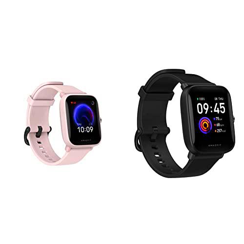Amazfit Bip U Smartwatch Fitness Reloj Inteligente 60 + Modos Deportivos 1.43%22 Pantalla táctil + Fitness Reloj Inteligente 60 + Modos Deportivos 1.43%22 Pantalla táctil a Color Grande 5 ATM
