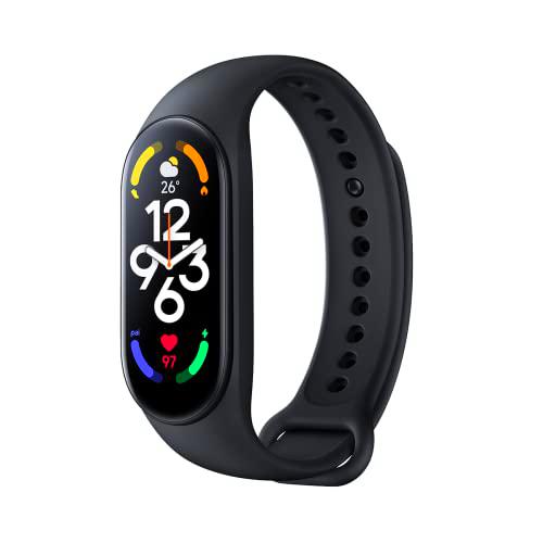 Xiaomi Smart Band 7, Pulsera De Actividad Con Pantalla Amoled 1 62 326 Ppp 110 Modos Deportivos Monitoreo Frecuenc Unisex Adulto, Negro