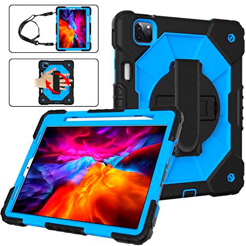 Funda Protectora para iPad Mini 6 de 8,3'' 2021, portalápices [Correa de Mano giratoria 360] y Soporte