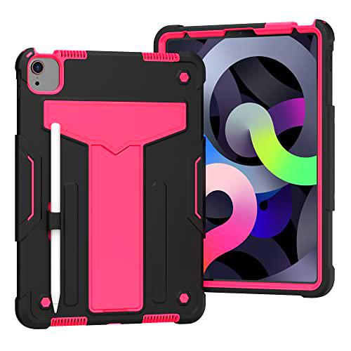 yeliot Funda para Nuevo iPad Air 5 2022/iPad Air 4 10.9" 2020,a Prueba de Golpes Carcasa con para iPad Air 4ªAir 5ª Gen 10.9 Pulgadas,Carcasa Rugosa con Soporte /Portalápices