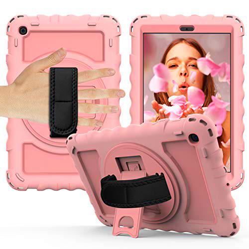 Funda Samsung Galaxy Tab A7 10.4 Pulgadas 2020 SM-T500/T505/T507| Cubierta a Prueba de Golpes de Cuerpo Completo para Tab A7 con Soporte para bolígrafo S Correa de Mano Correa para el Hombro