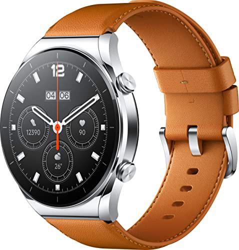 Xiaomi Watch S1 Silver + USB-C Cable de 1 m White, Pantalla AMOLED HD 1,43"