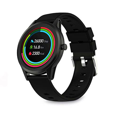 KSIX Reloj Inteligente Globe Multideporte. Smartwatch Táctil 1.28"