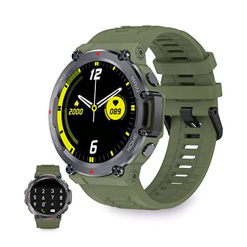 KSIX Reloj Inteligente Oslo Multideporte, Smartwatch Táctil 1,5"