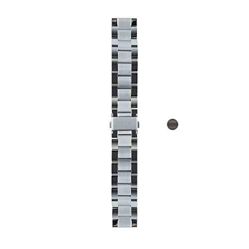 WITHINGS - Pulsera de Metal de 3 filas de Plateado para ScanWatch