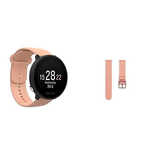 Polar Unite - Reloj Inteligente, Multisport Fitness Smartwatch Resistente al Agua con GPS vía móvil + Polar Correa Textil
