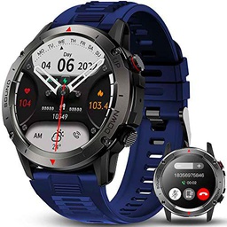 Bengux Reloj Inteligente Hombre con Llamadas y Whatsapp,1.39" smartwatch con Monitor de sueño Frecuencia Cardíaca