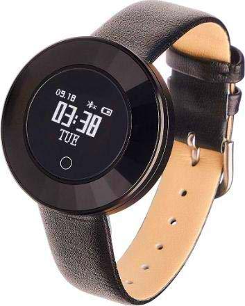 Garett Lea - Reloj Inteligente de Piel, Color Negro