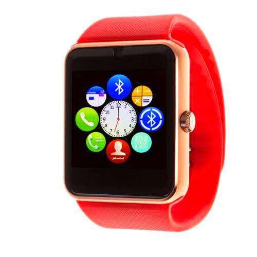 Silica DMQ237REDSD8 - Gt08 Bluetooth Watch con Micro SD de 8gb Clase 4, Color Rojo