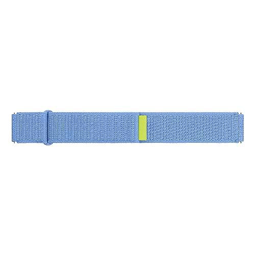 Samsung Galaxy - Correa de tela oficial (ancha, M/L) para Galaxy Watch, color azul