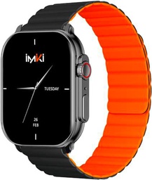 IMIKI SF1 Reloj Inteligente con Correa magnética, Pantalla AMOLED de 2,01 Pulgadas