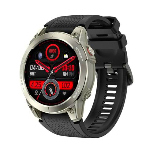 Manta Smartwatch SWA001SL Negro Naranja Plateado 1,43"