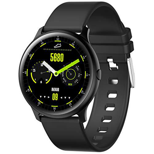 Abyx - Reloj Inteligente FIT Air Sensor Cardíaco IP68 Azul (Negro)