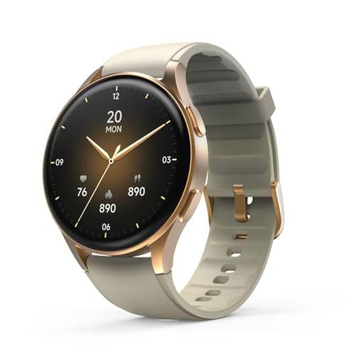 Hama Smartwatch 8900 GPS AMOLED 1.32 Pulgadas función de teléfono Alexa Redondo Dorado