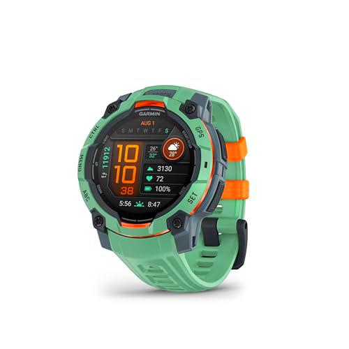 Garmin Instinct 3, Reloj inteligente con GPS, Pantalla AMOLED de 45 mm