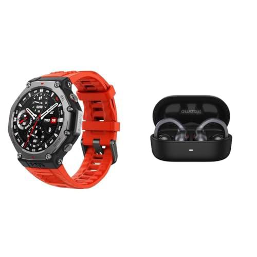 Amazfit T-Rex 3 Outdoor Smartwatch Negro + Up OWS Auriculares Bluetooth 5.3