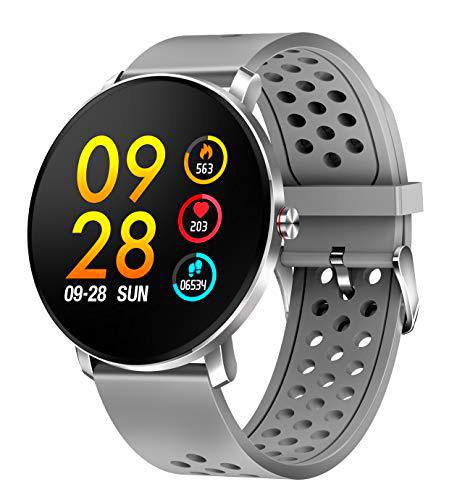 Denver SW-171GREY Reloj Inteligente Plata IPS 3,3 cm (1.3") SW-171GREY